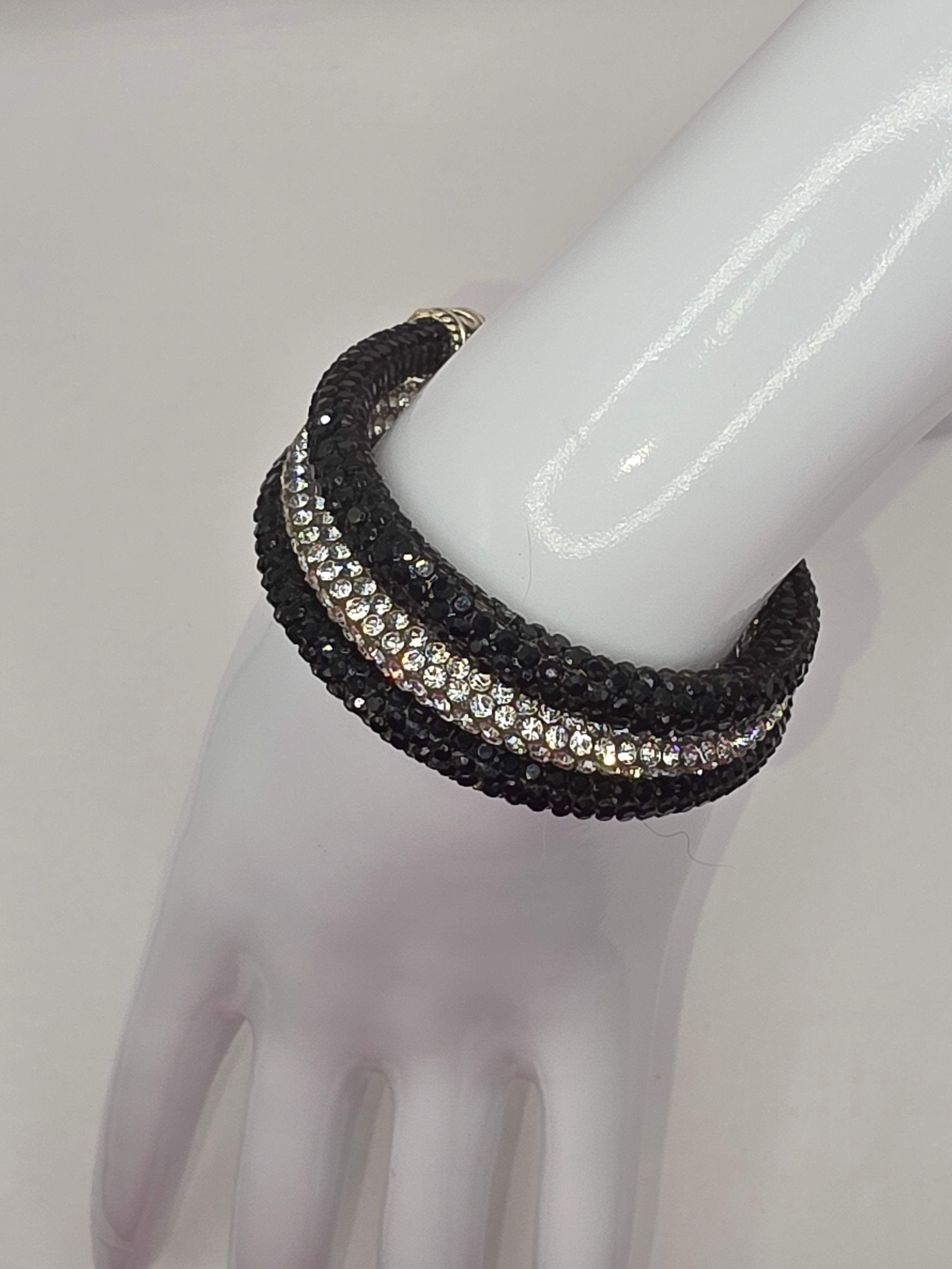Swarovski Silver Crystal Mesh Double Loop Bracelet CRYSTAL MESH DOUBLE WRAP BRACELET - SWAROVSKI | Mercari main image 4